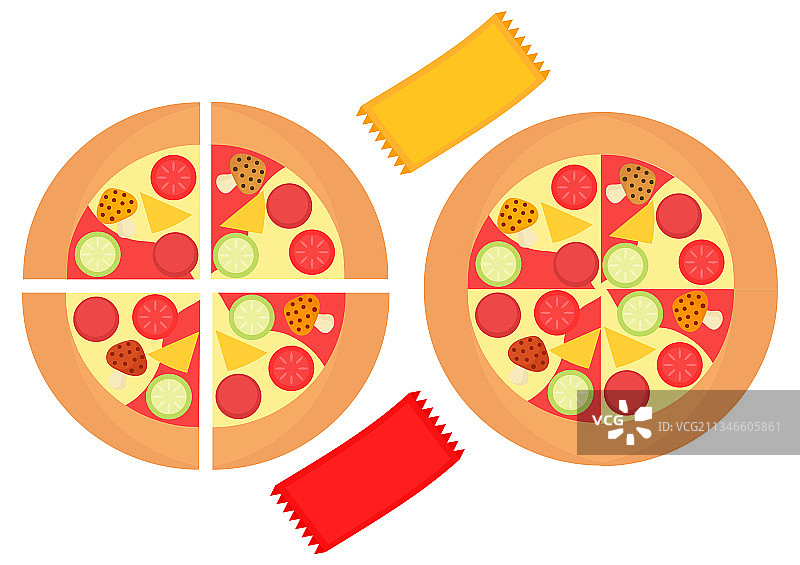 美味的奶酪辣椒酱披萨图片素材