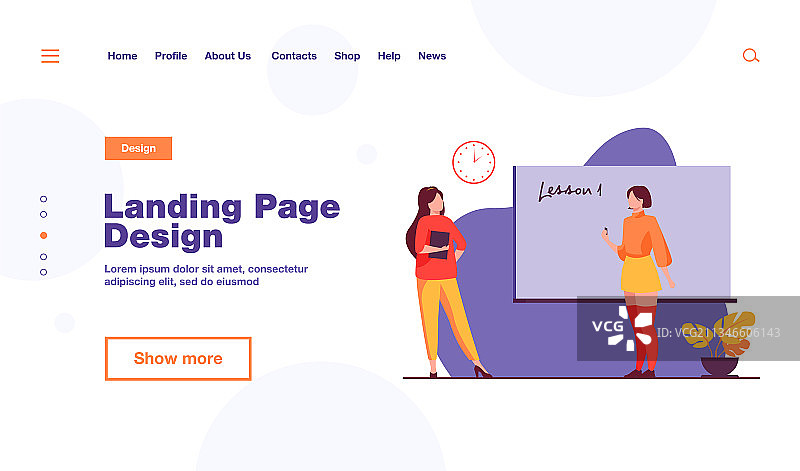 站在黑板前的高中生图片素材