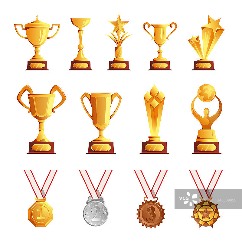 奖杯奖牌图片素材