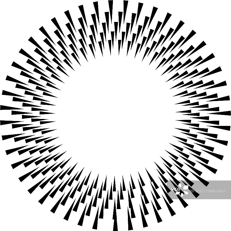 同心圆三角形图案设计图片素材