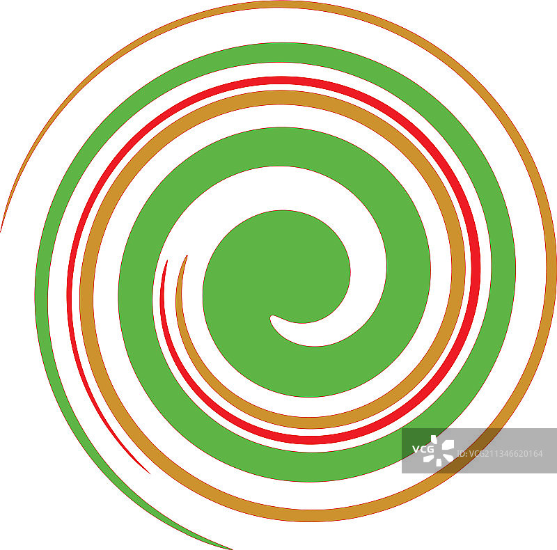 圆形螺旋涡旋涂抹元素图片素材