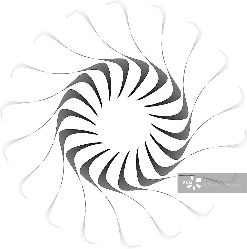 圆形径向图标图案曼荼罗形状漩涡图片素材