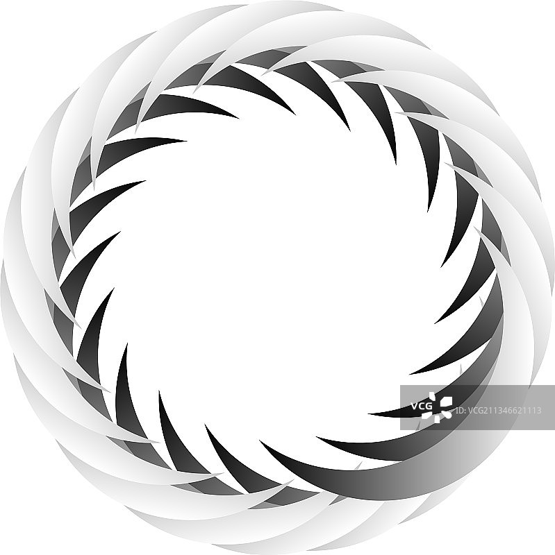 圆形径向图标图案曼荼罗形状漩涡图片素材