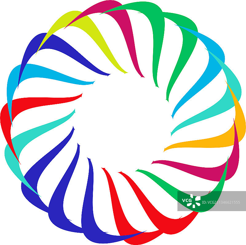 圆形径向图标图案曼荼罗形状漩涡图片素材