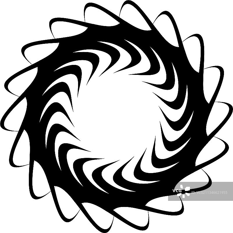 圆形径向图标图案曼荼罗形状漩涡图片素材