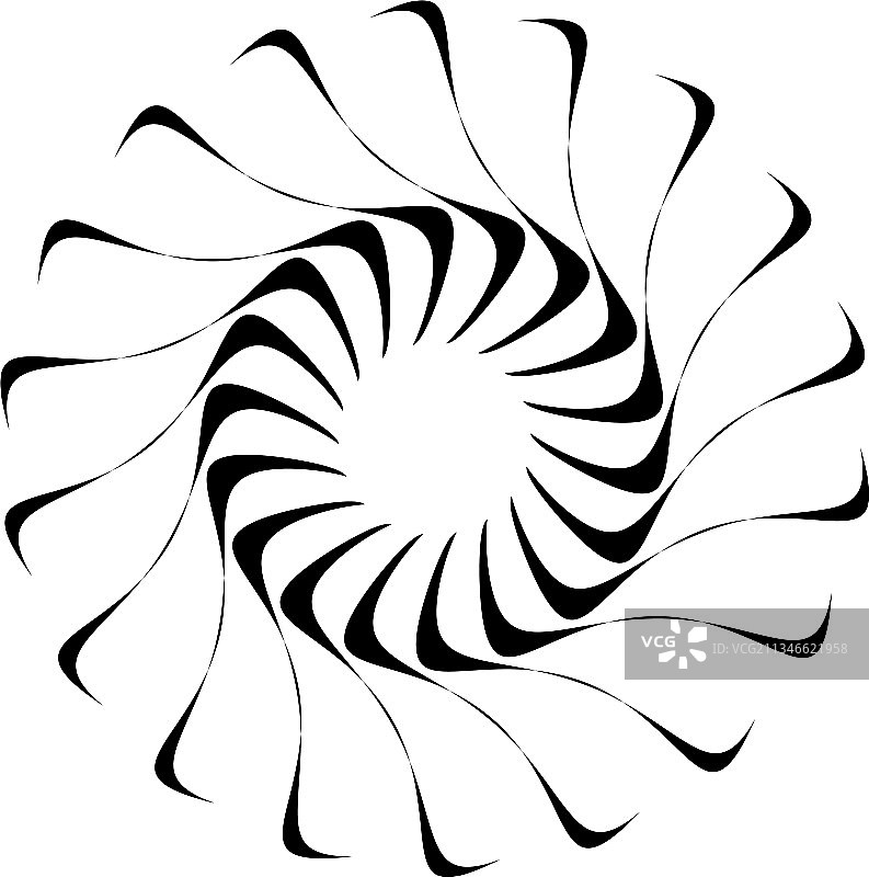 圆形径向图标图案曼荼罗形状漩涡图片素材