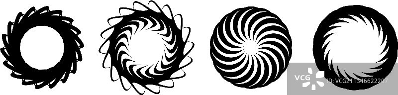 涡卷螺旋涡流形状旋转图片素材