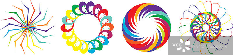 涡卷螺旋涡流形状旋转图片素材