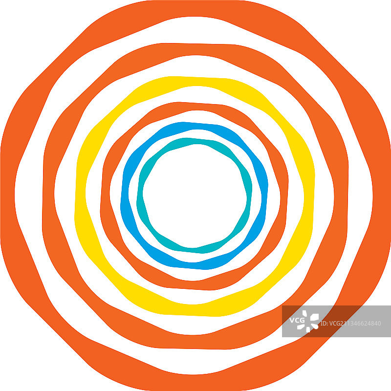 绚丽的光学视觉艺术螺旋涡旋图片素材