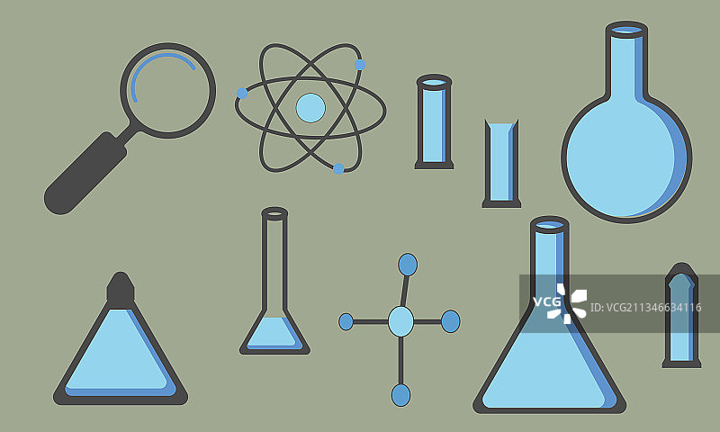 实验室设备套装图片素材