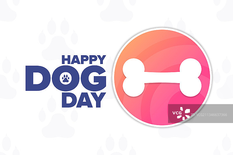 快乐狗狗日节日概念模板图片素材
