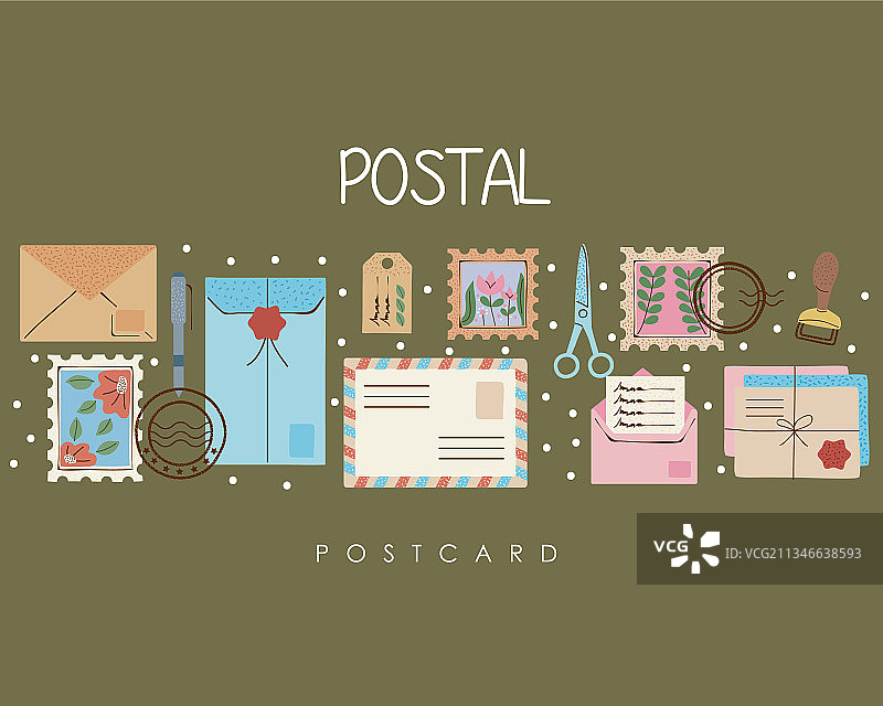 邮政服务海报图片素材