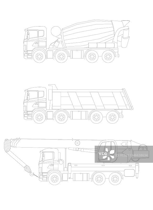 建筑工程车辆设备图片素材