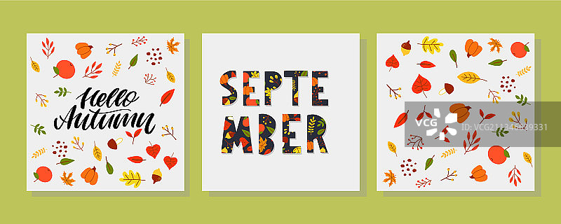 手绘字体排印短语：你好图片素材