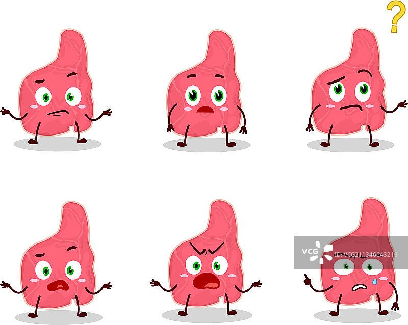 卡通人物：肋眼牛排图片素材
