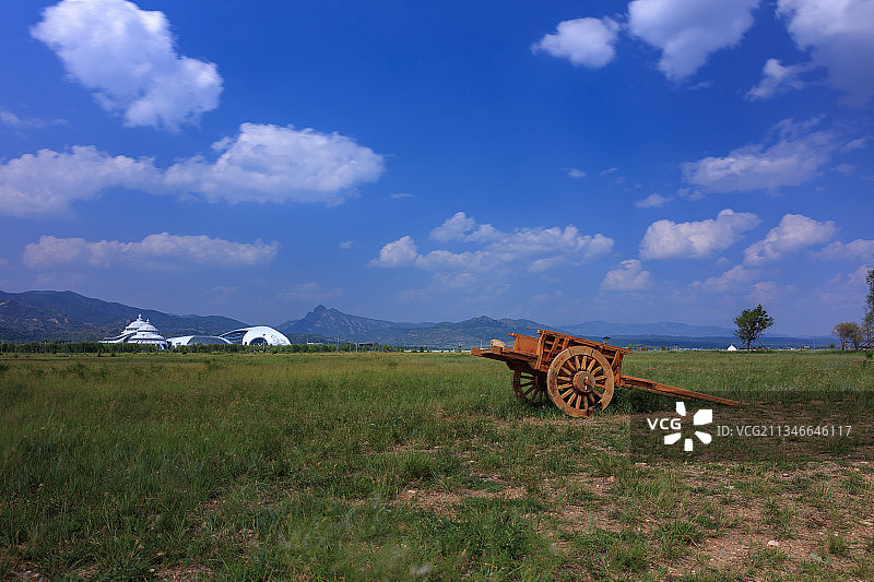 勒勒车。图片素材
