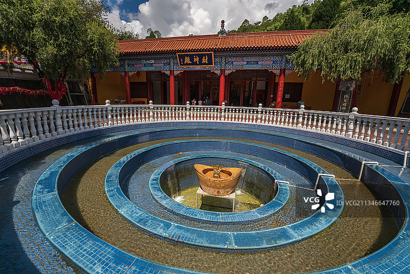 惠州大亚湾清泉古寺财神殿图片素材