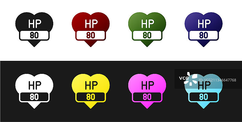 黑色背景游戏进度条图标图片素材