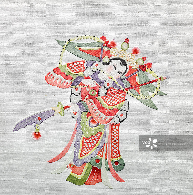 河北省张家口市蔚县蔚州博物馆剪纸图片素材