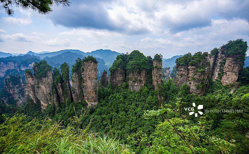 黄石寨风光其一图片素材