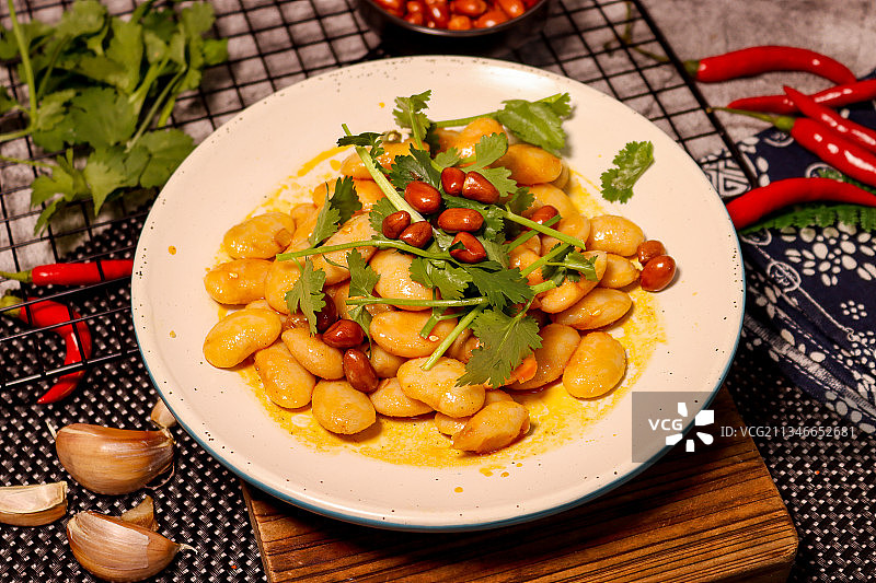 卤味大豆图片素材