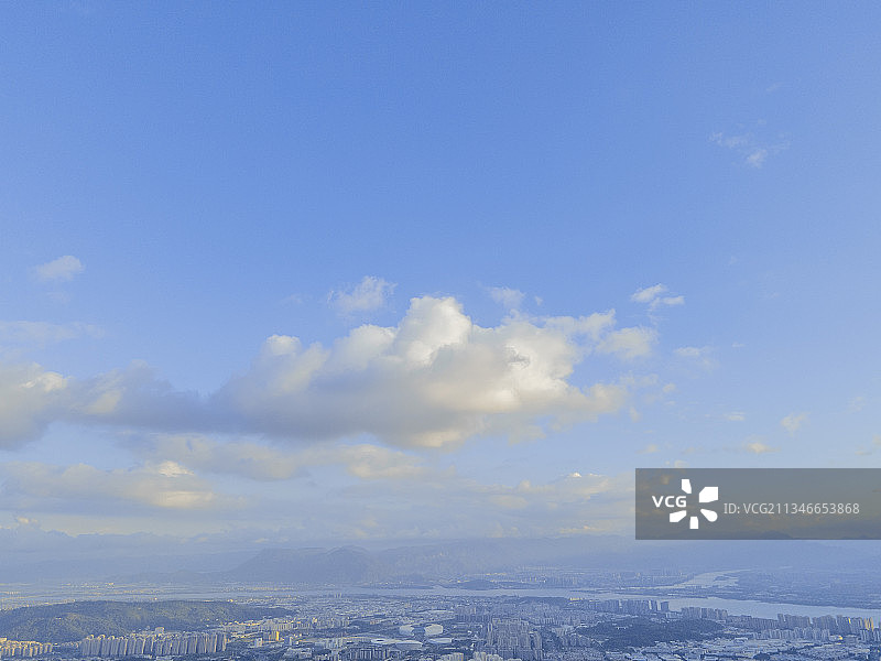 航拍福州市台江区写字楼商业大厦图片素材