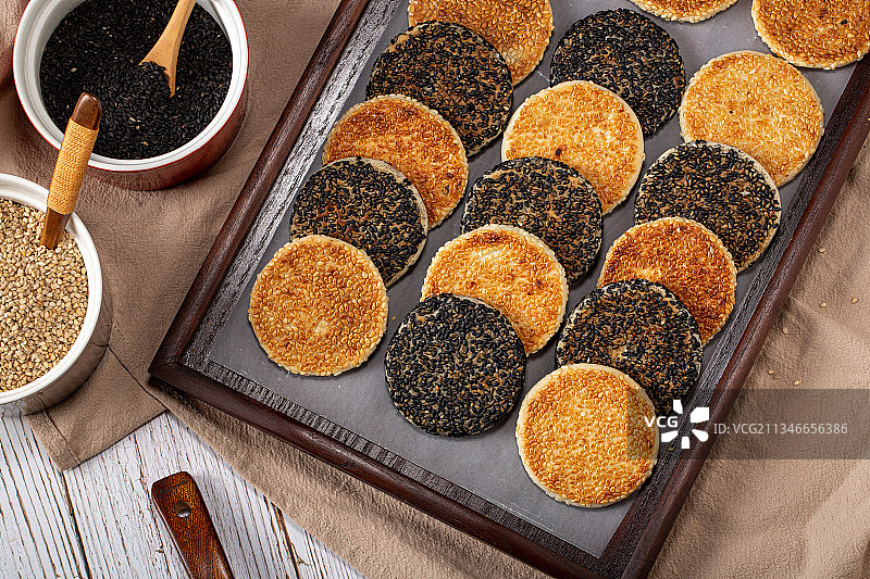 湖北特产美食港饼图片素材