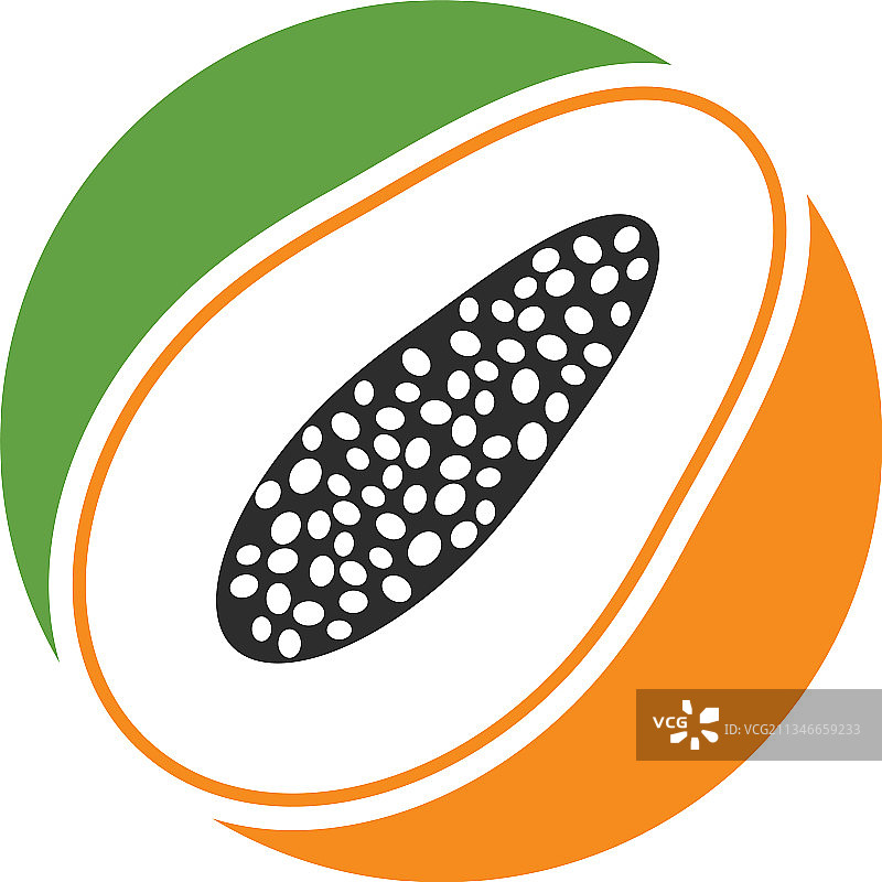 木瓜图标设计图片素材