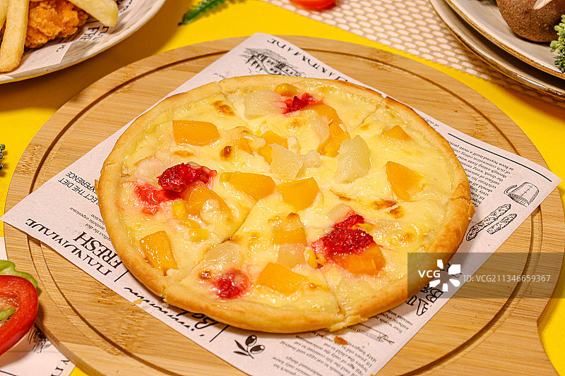 榴莲披萨图片素材