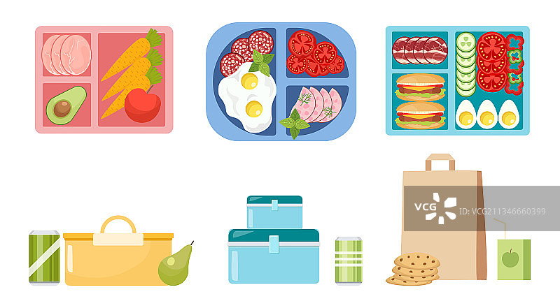 午餐盒合集图片素材