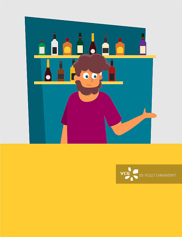 现代酒吧2.5D图图片素材