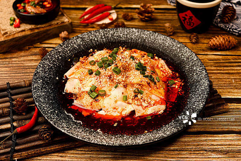 蒜泥白肉图片素材