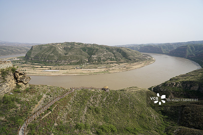陕西省 延安市 延川县 乾坤湾景区图片素材