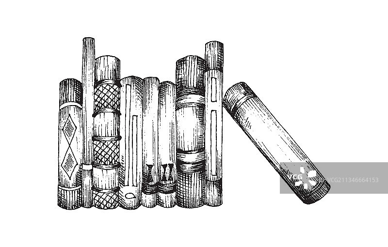 在白色背景上隔离图片素材