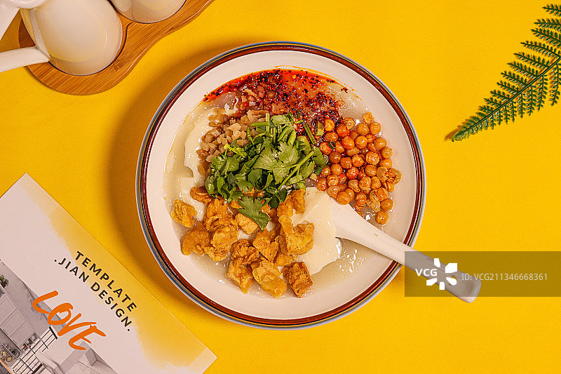 豆腐脑图片素材