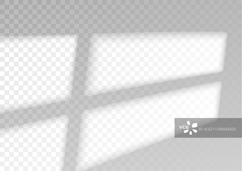 透明叠加窗口和百叶窗阴影图片素材