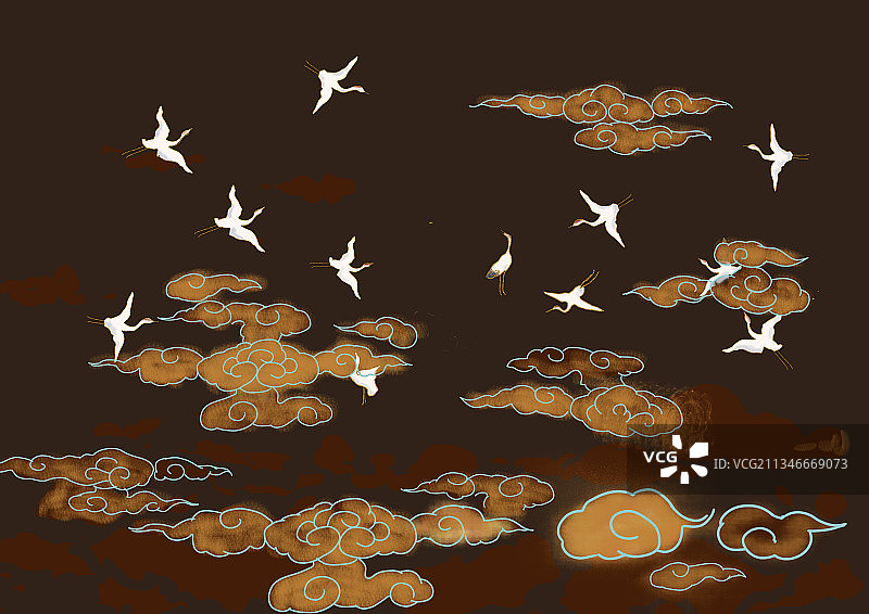 棕色复古纹样背景图片素材