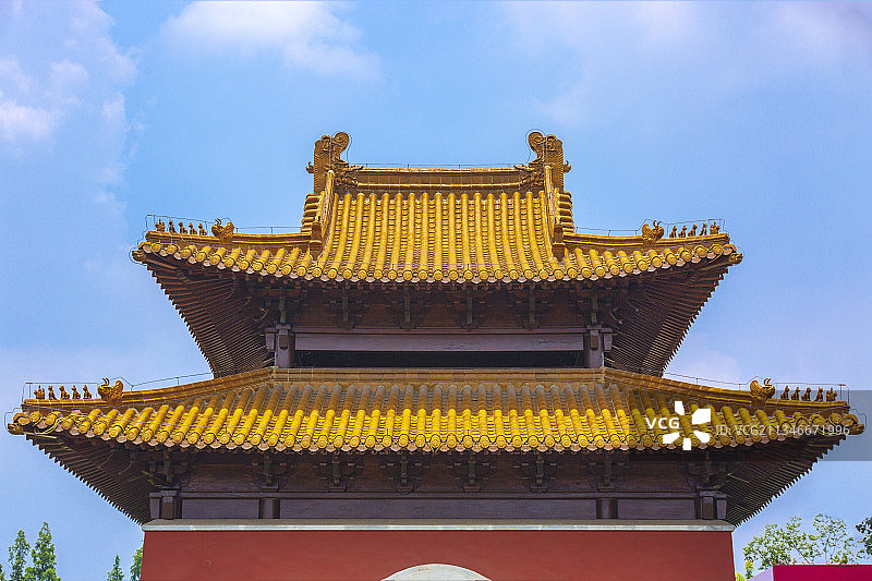 屋顶+大报恩寺遗址公园御碑亭（南京）图片素材