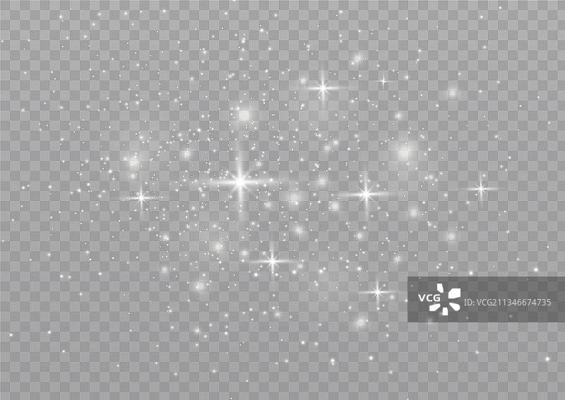 闪耀金色星光的灰尘图片素材