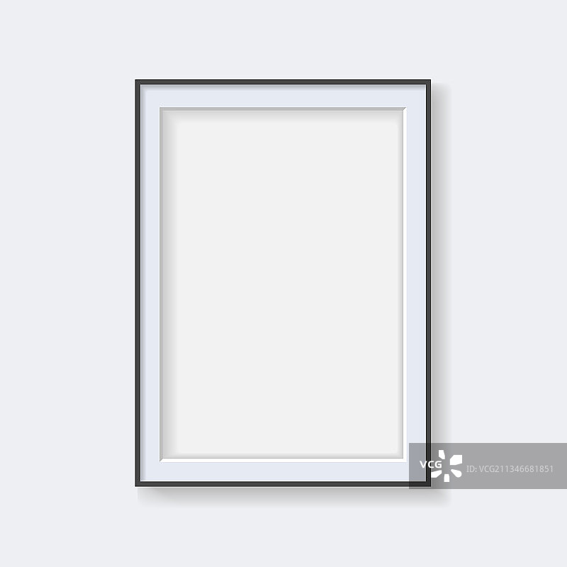 空白竖版相框图片素材