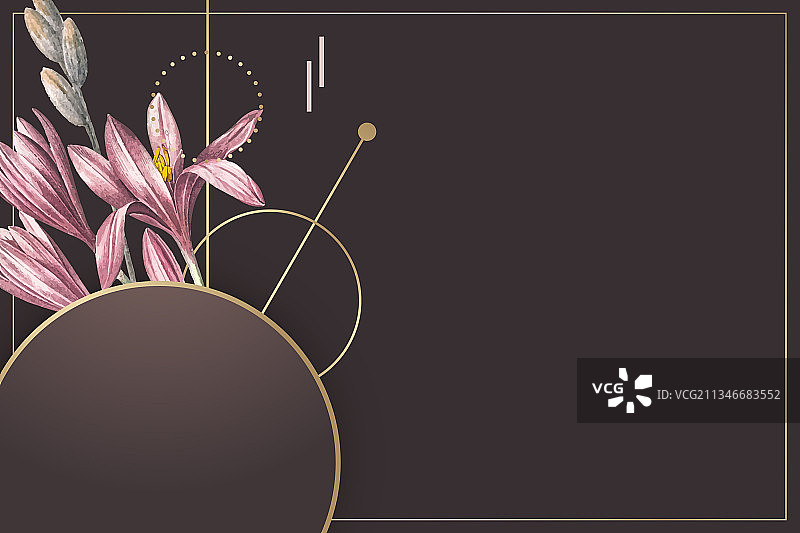 粉色朱顶红图案背景图片素材