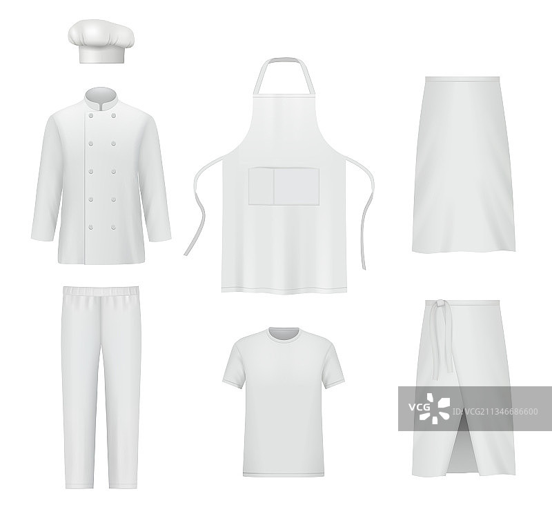 专业服装厨师制服裤子图片素材