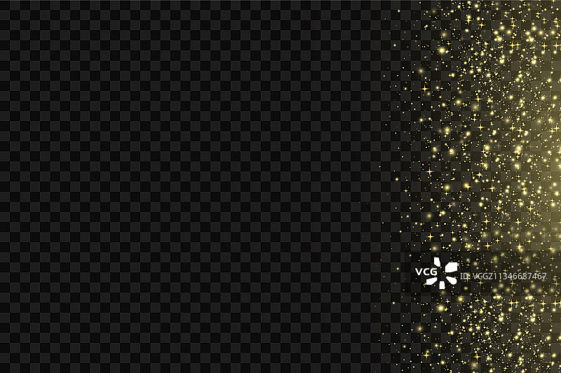 黄色粉尘光斑散景效果图片素材