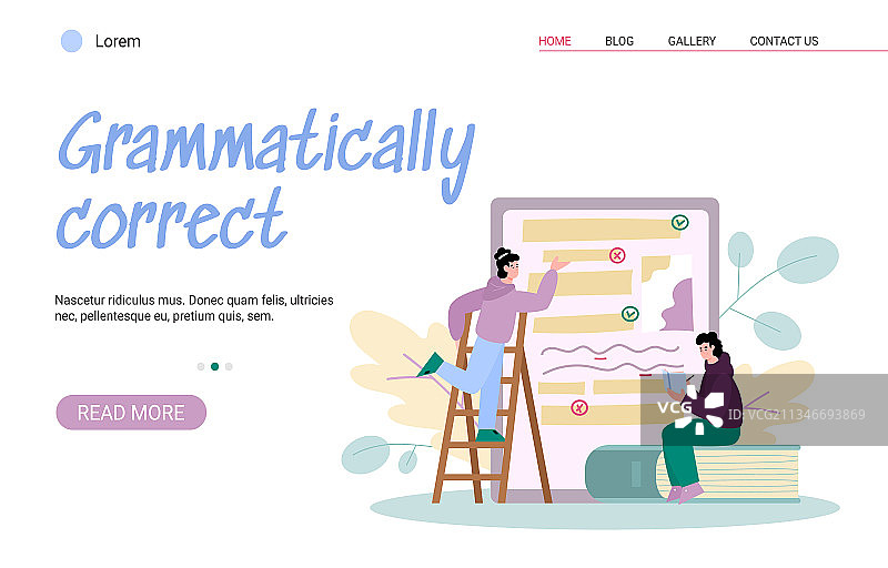 在线语法校正和文本校对图片素材