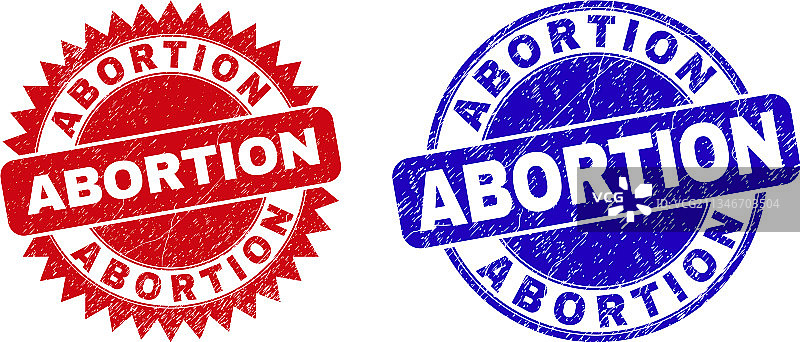 带有污迹的流产印章图片素材