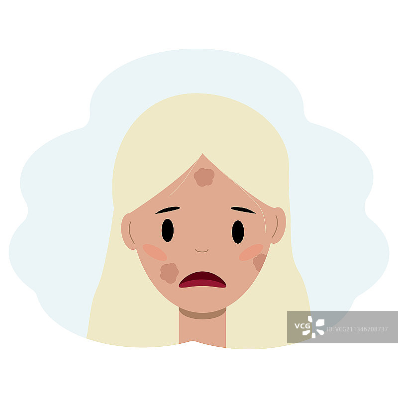 年轻女人的脸图片素材