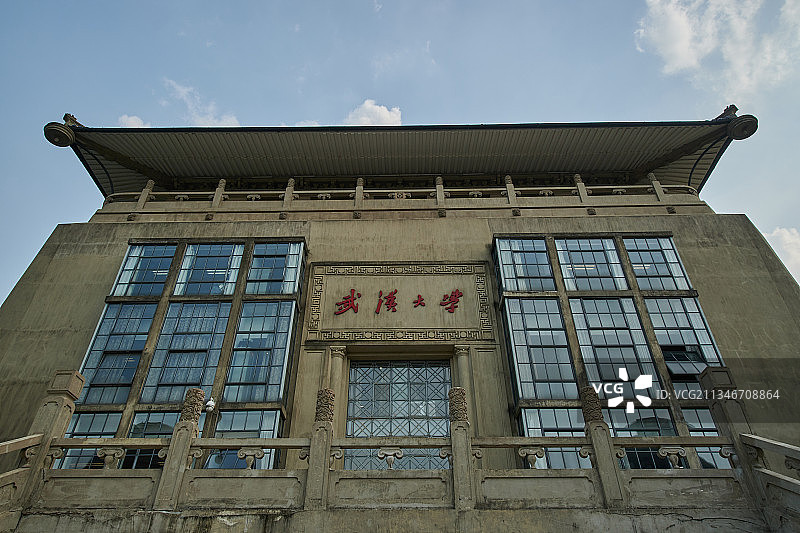 武汉大学建筑风光图片素材