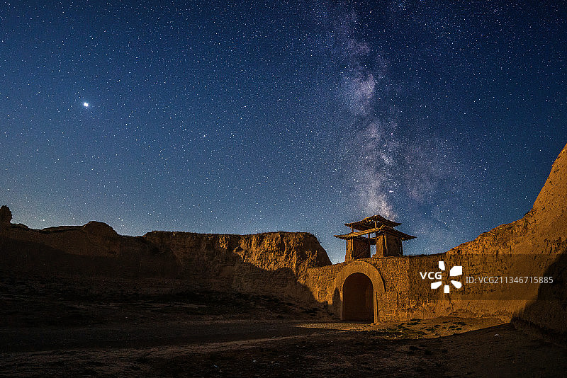 永泰古城银河图片素材