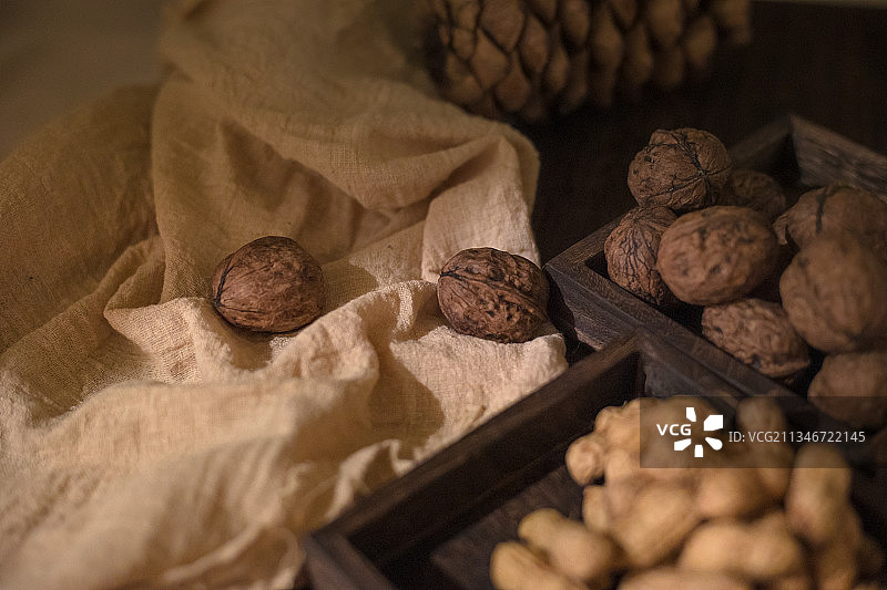 核桃花生图片素材