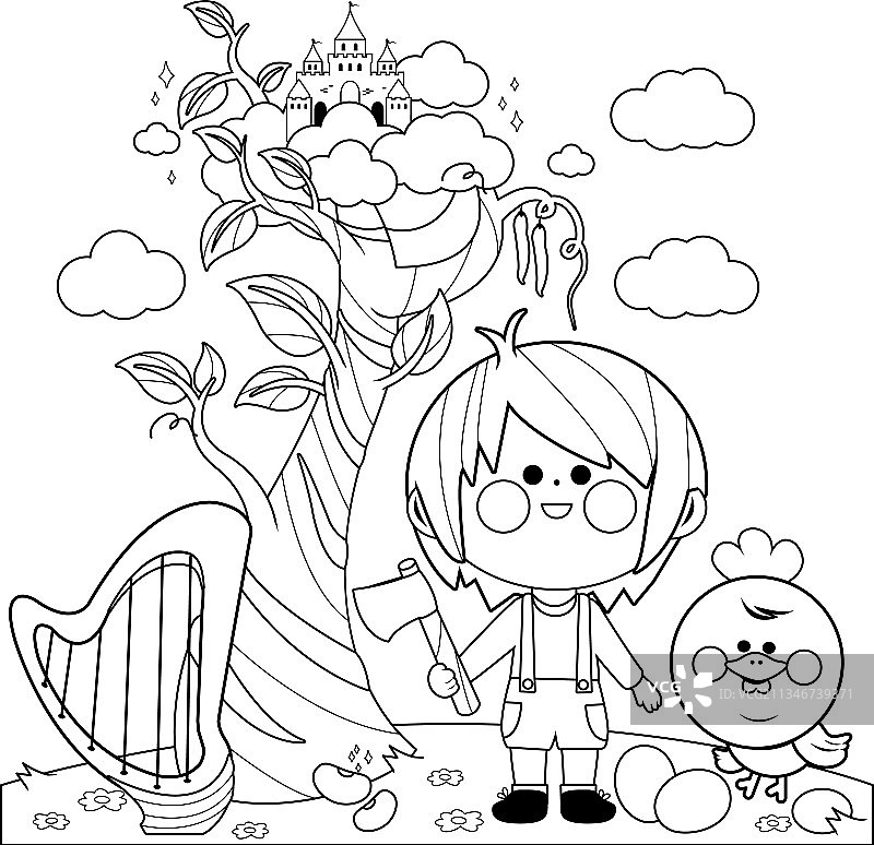 杰克与魔豆图片素材